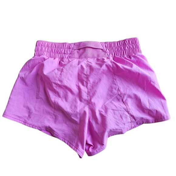 Nike womens Sz S Midnight rise pink brief lined shorts - Picture 2 of 8